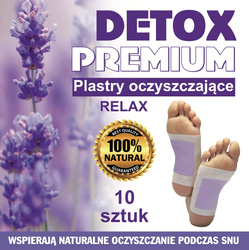 DETOX PREMIUM plastry oczyszczające z lawendą10 szt.